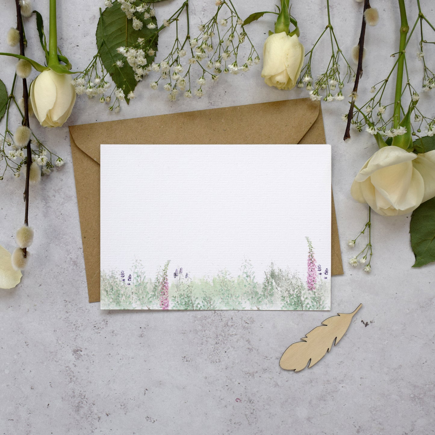 Whimsical Spring Thank You Postcards