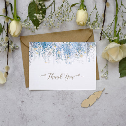 'Whimsical Coast' Wedding Thank you cards