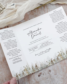 wedding invitations for an Autumn wedding