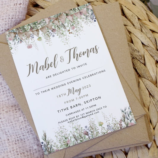 Extra Flat Invitations (A6, 5x7inch & square)