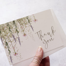 'Whisper' Wedding Thank You Cards